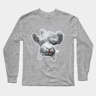 Tired Cat Long Sleeve T-Shirt